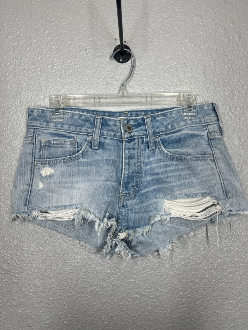 abercrombie & fitch a&f denim shorts size 2
